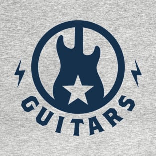 Electric guitars, retro logo T-Shirt